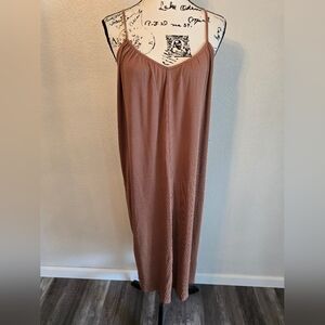 Zara Brown Sleeveless Dress Size Small